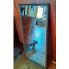 Vékony fakeretes tükör, maximális méret 50x90cm