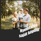 Extrakeretes vászonnyomat saját képből